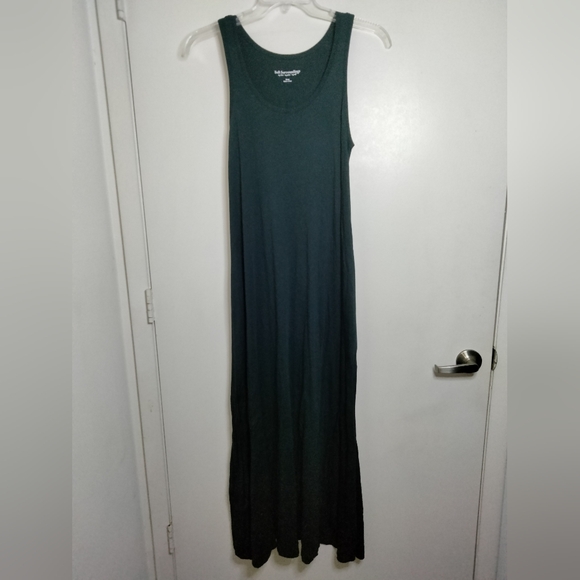 Soft Surroundings (Sz S) Black Scoop Neckline Sleeveless Slip Pocket Maxi Dress - Picture 3 of 9